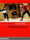The Cambridge Introduction to Shakespeare